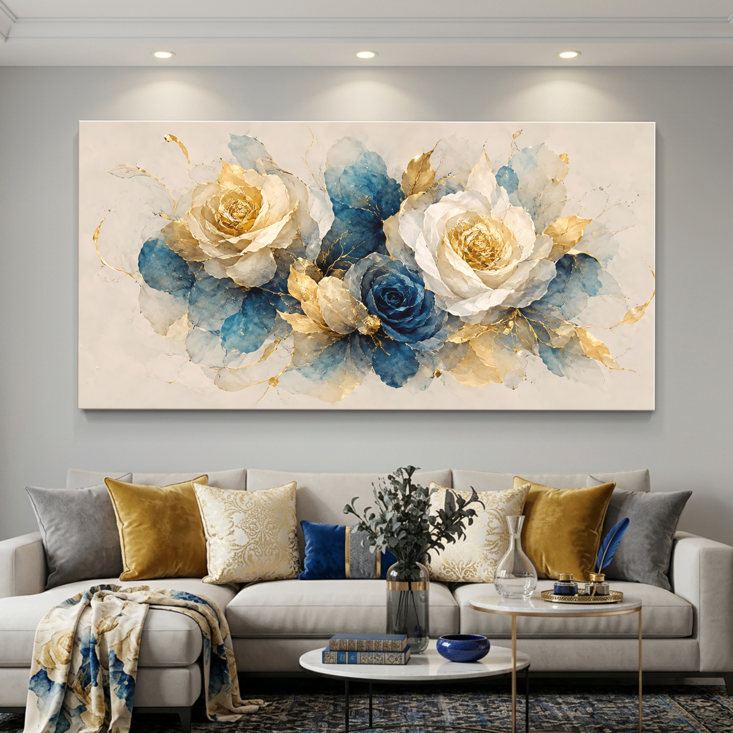 Azure Elegance Blooms