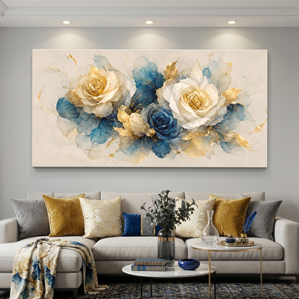 Azure Elegance Blooms