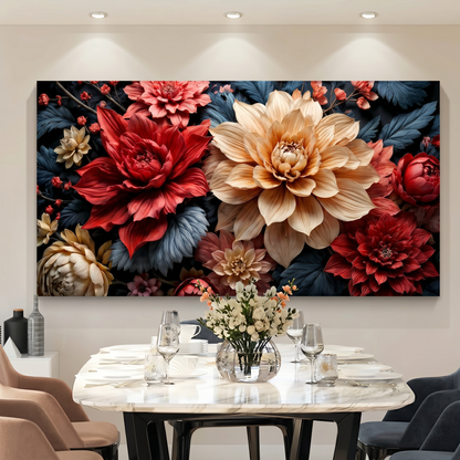 Velvet Floral Elegance