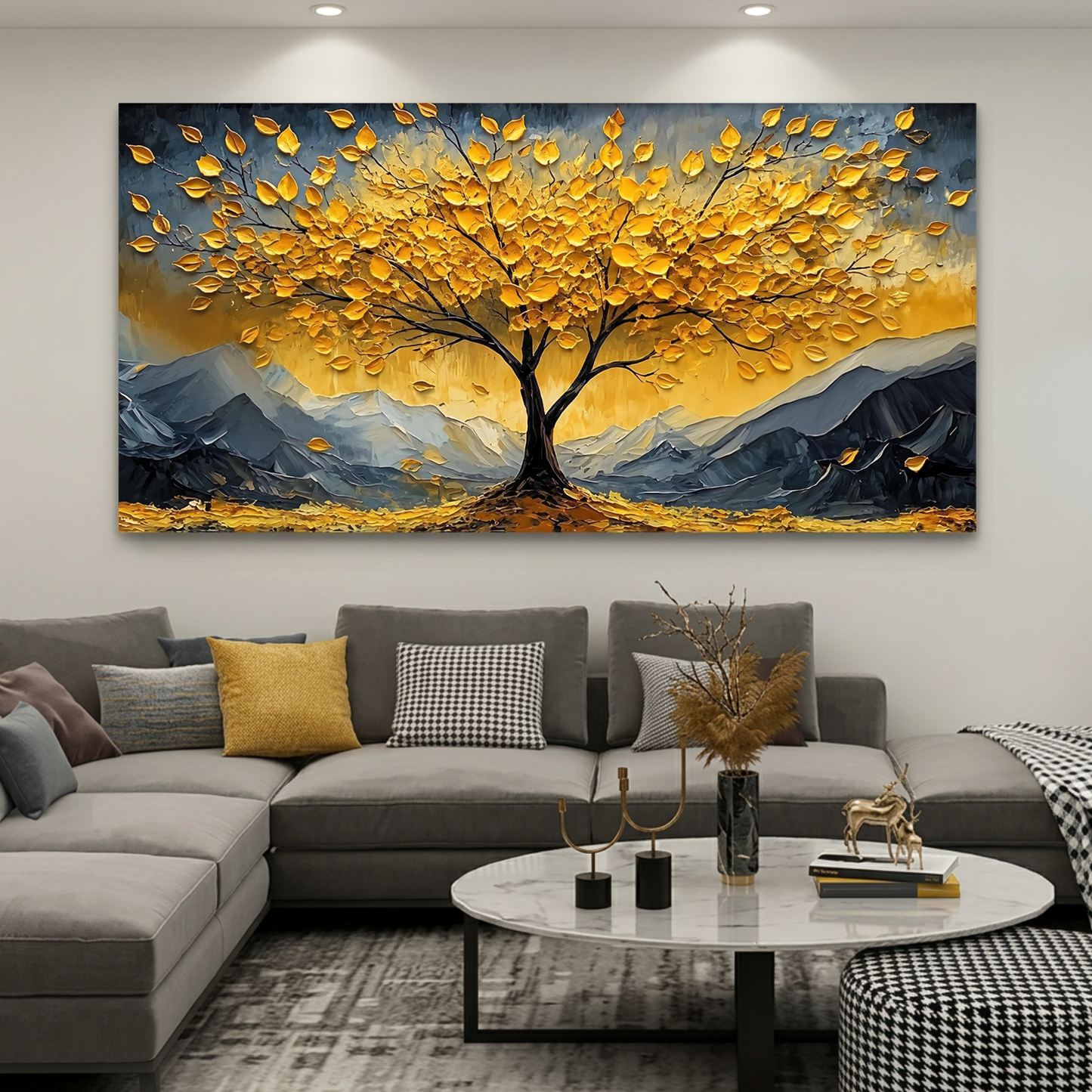 Golden Canopy Tree
