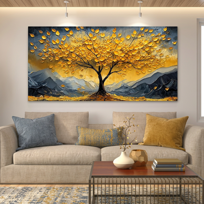 Golden Canopy Tree