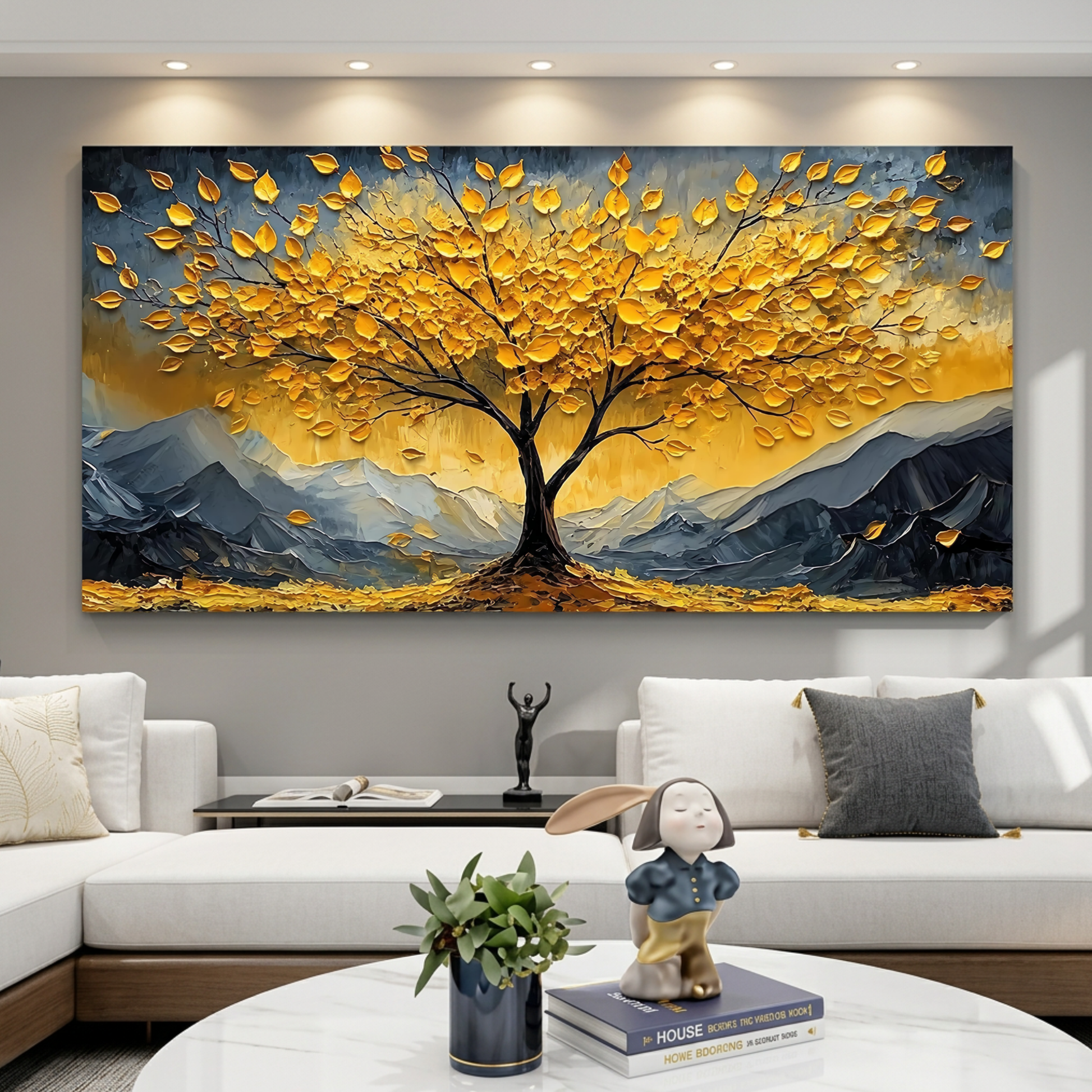 Golden Canopy Tree