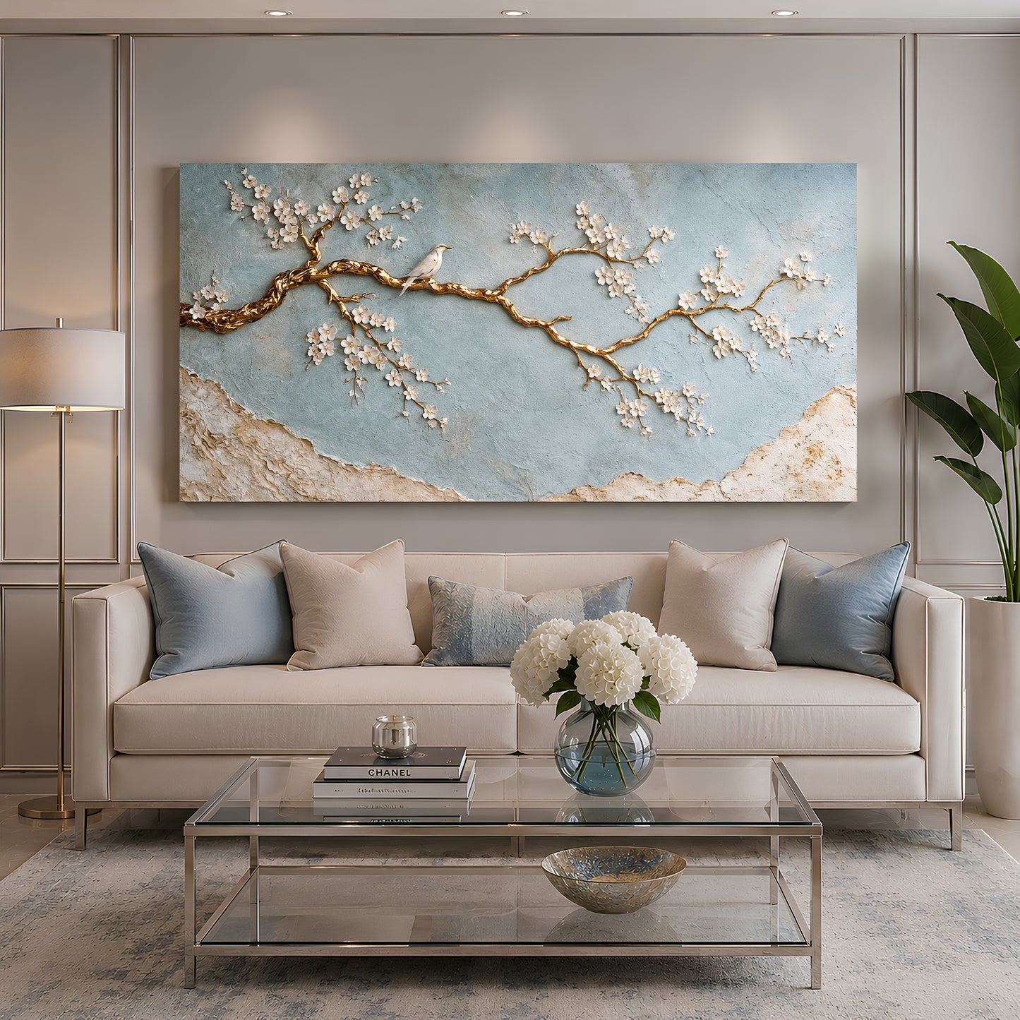 Golden Blossom Branch II