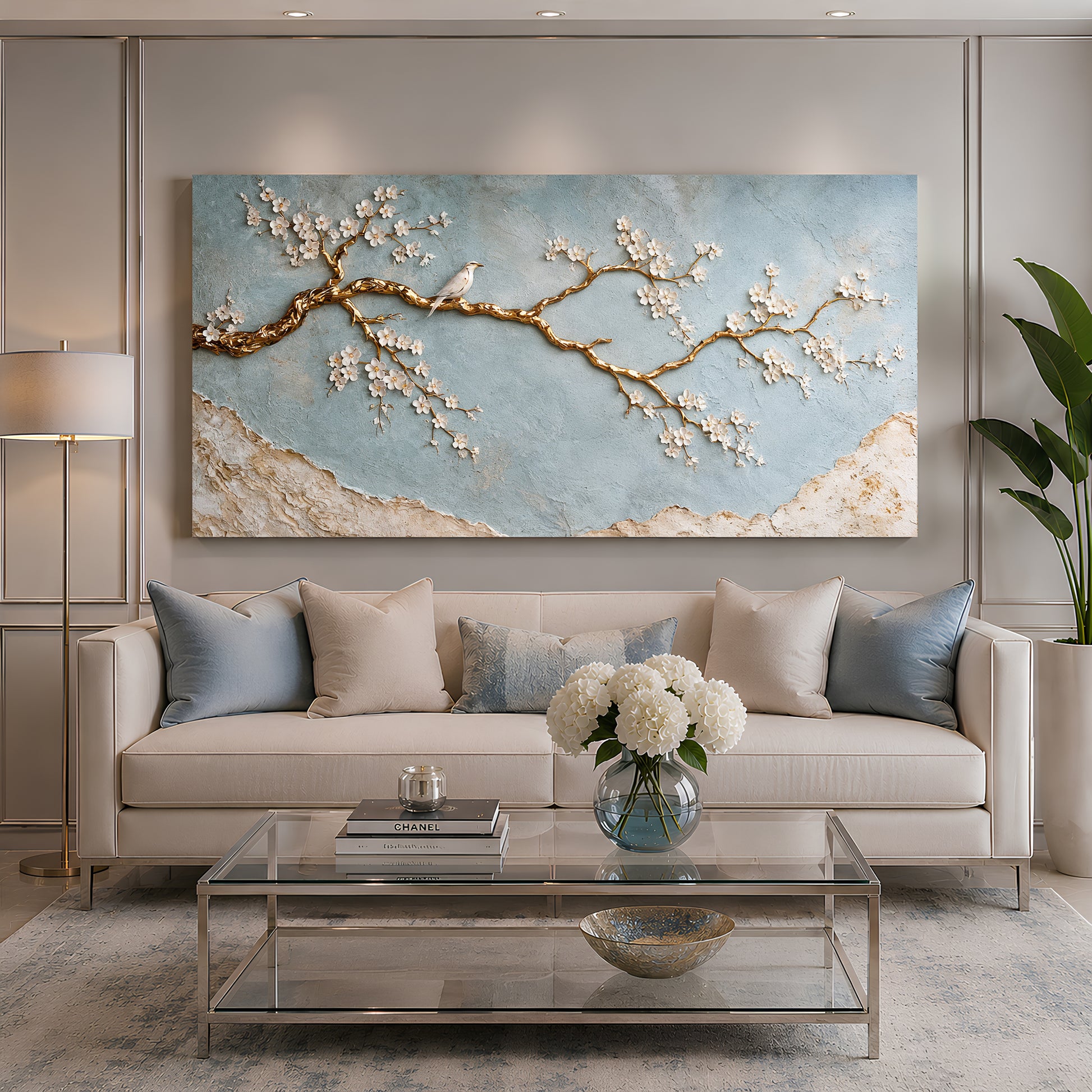 Golden Blossom Branch II
