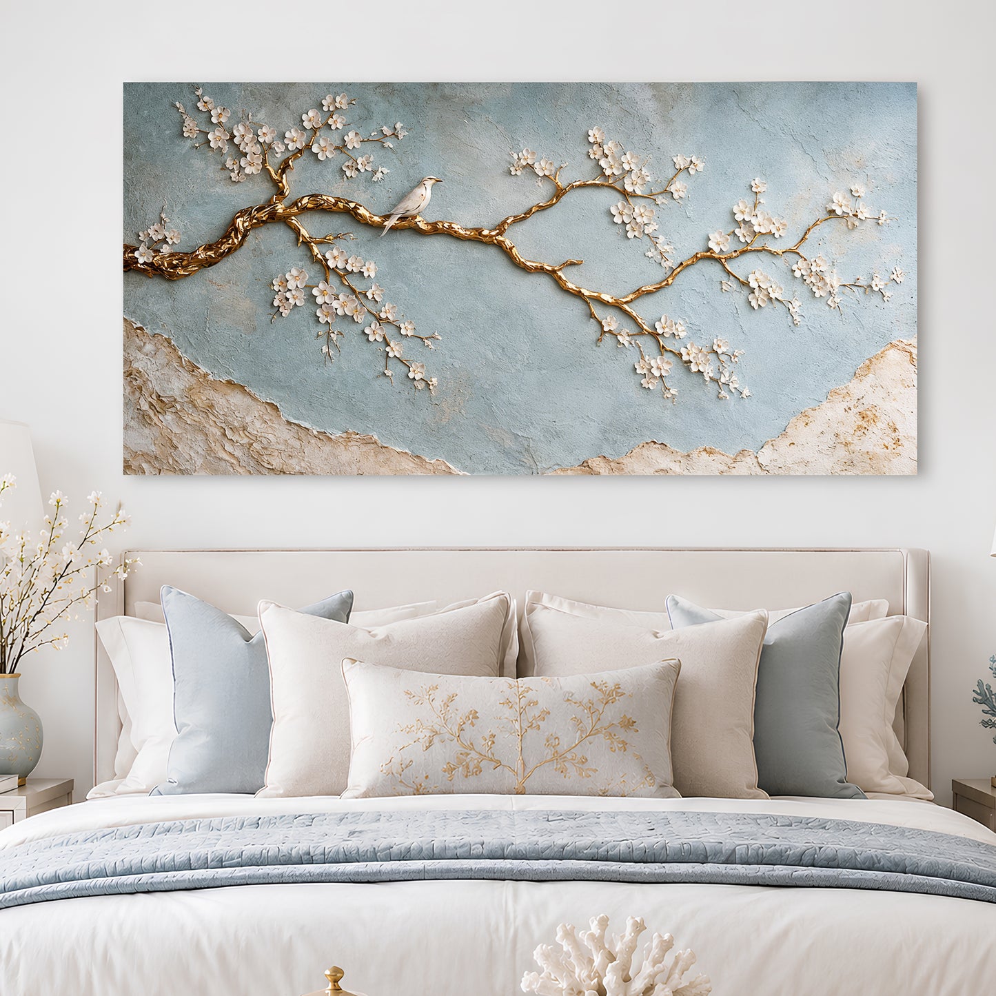 Golden Blossom Branch II