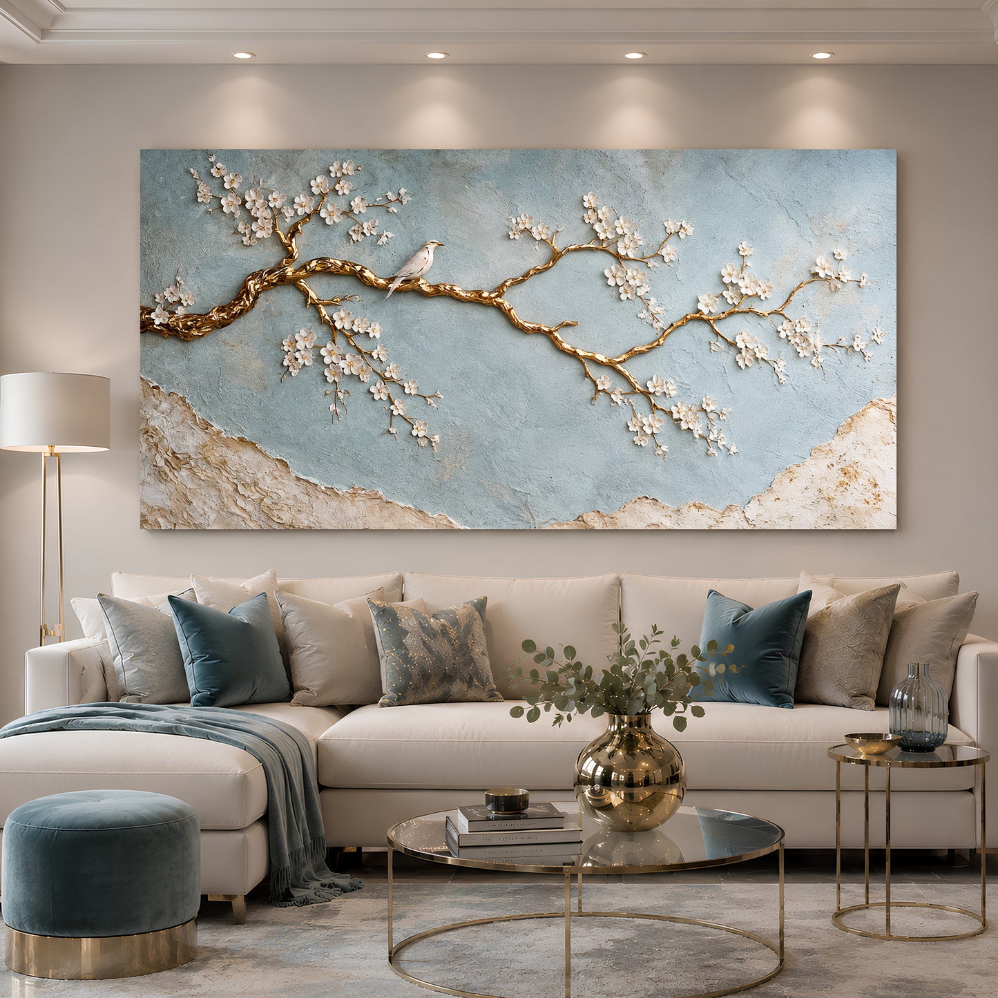 Golden Blossom Branch II