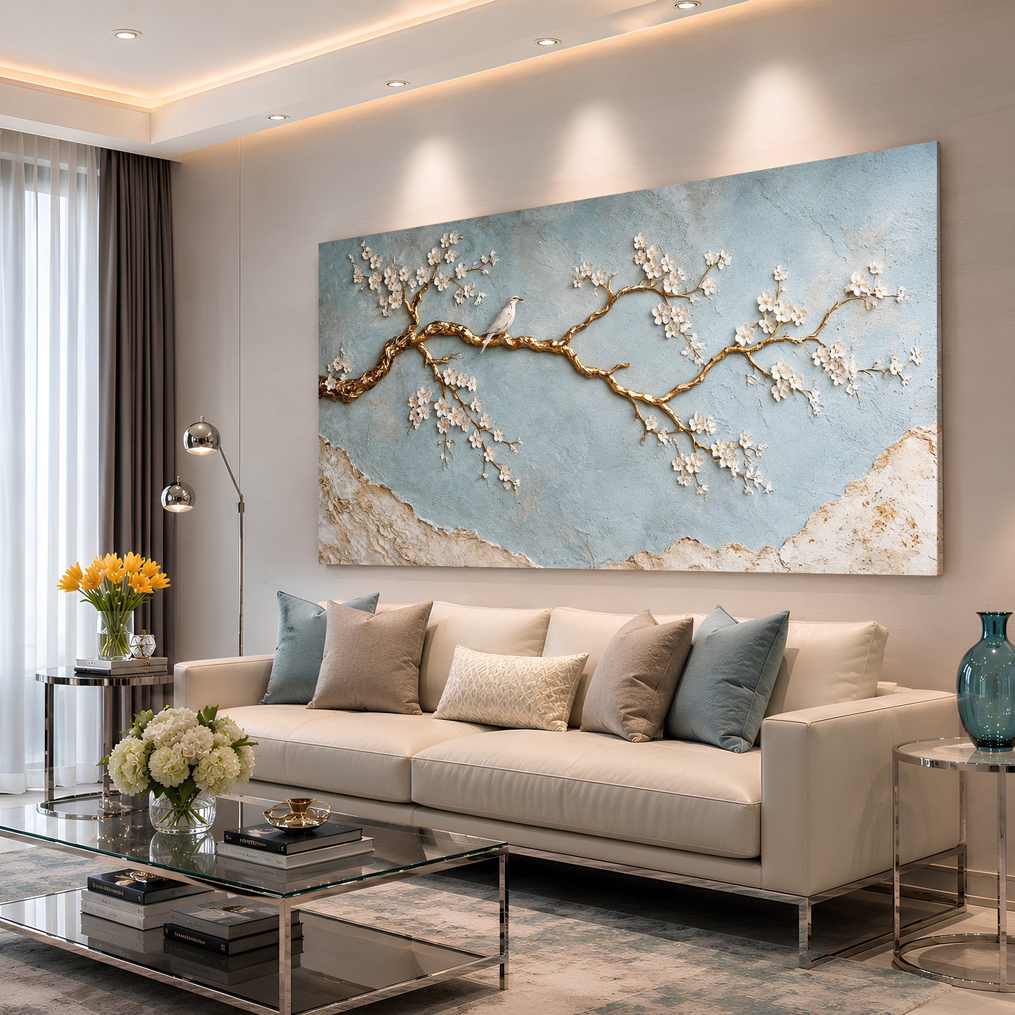 Golden Blossom Branch II