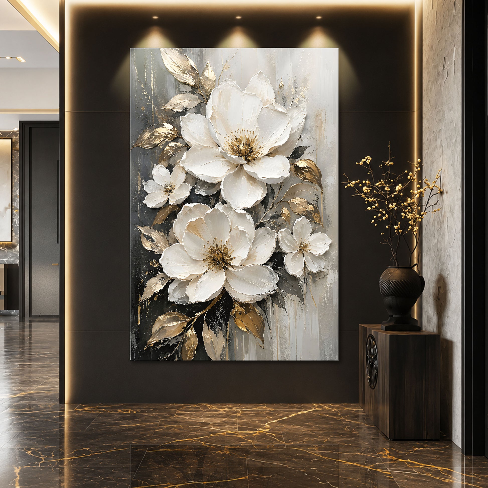 Golden Magnolia Bloom