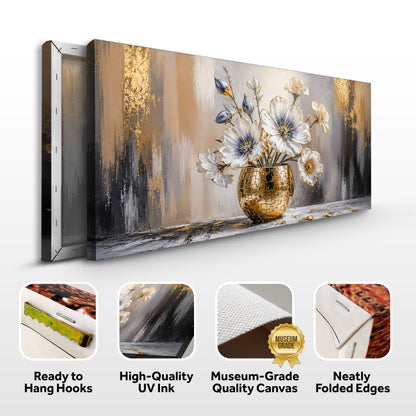 Gilded Bloom Vase