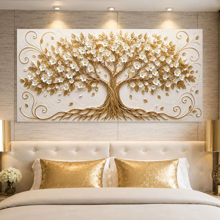White & Gold Tree