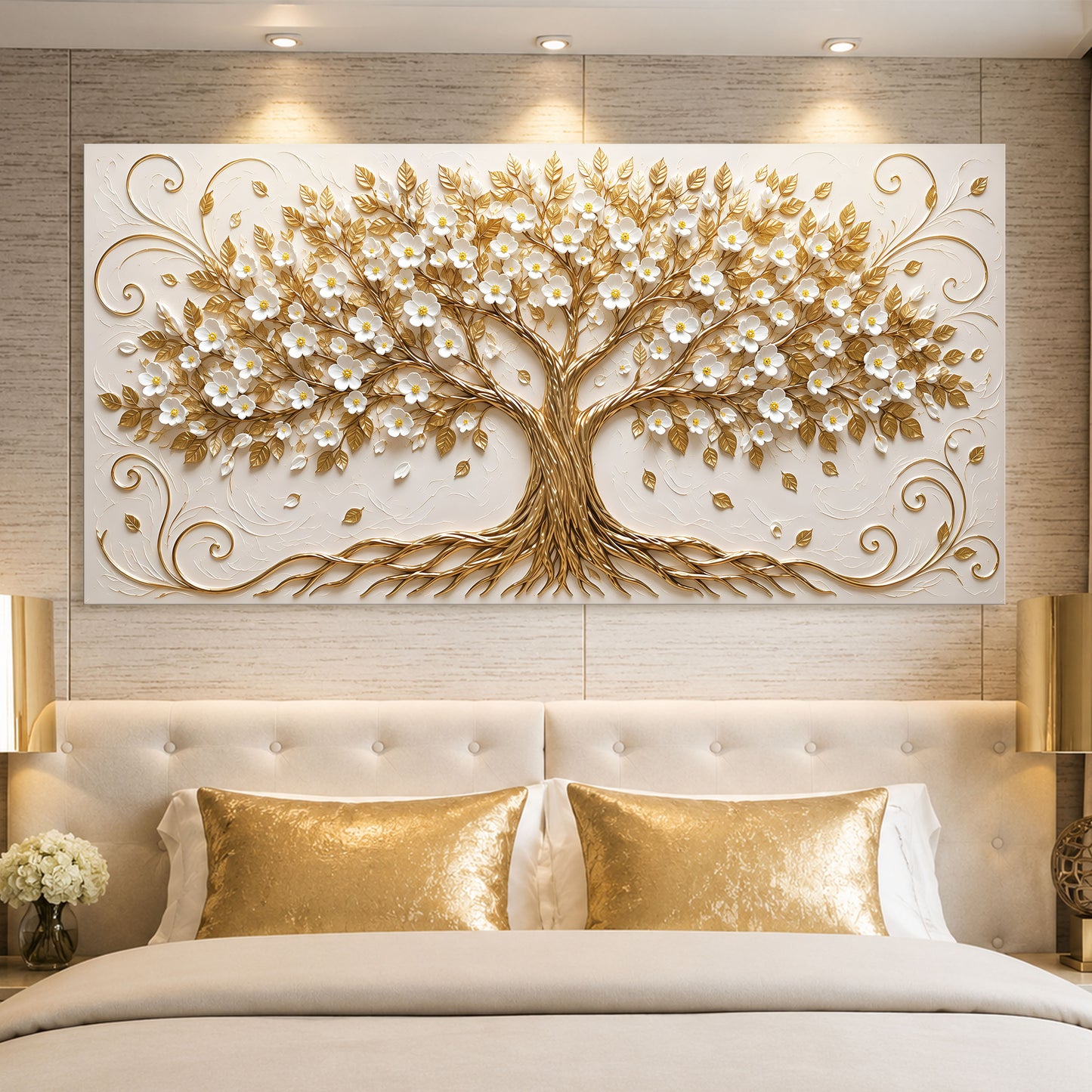 White & Gold Tree