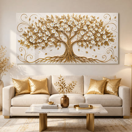 White & Gold Tree