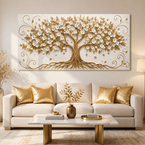 White & Gold Tree