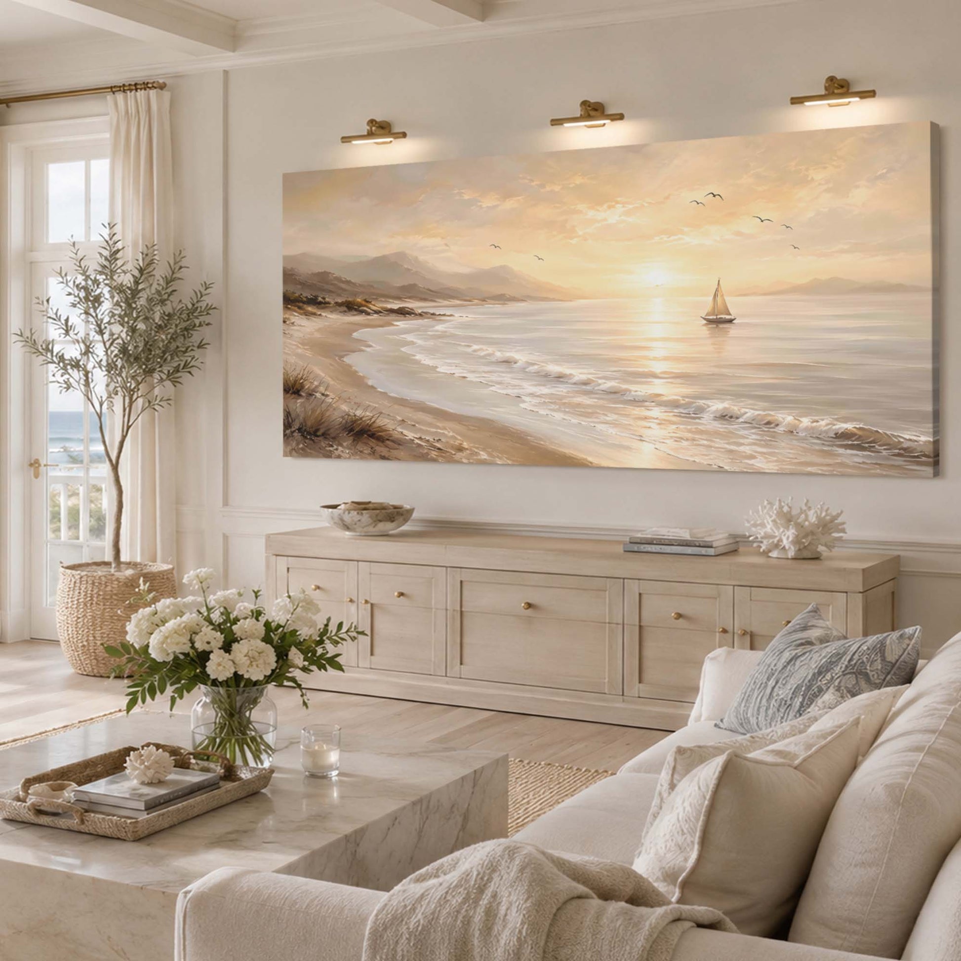 Neutral Beach Landscape