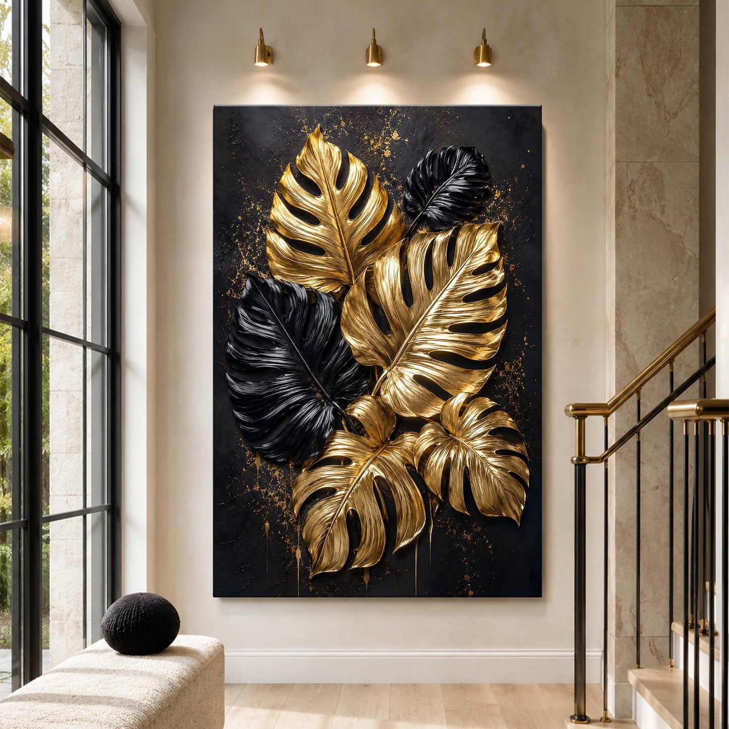 Elegant Monstera Leaf