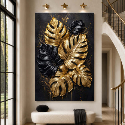Elegant Monstera Leaf