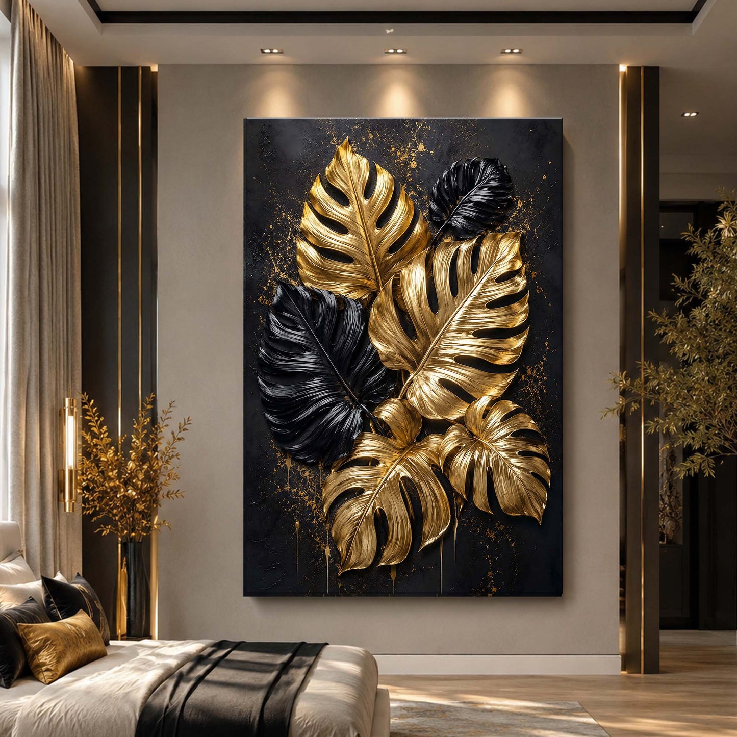 Elegant Monstera Leaf