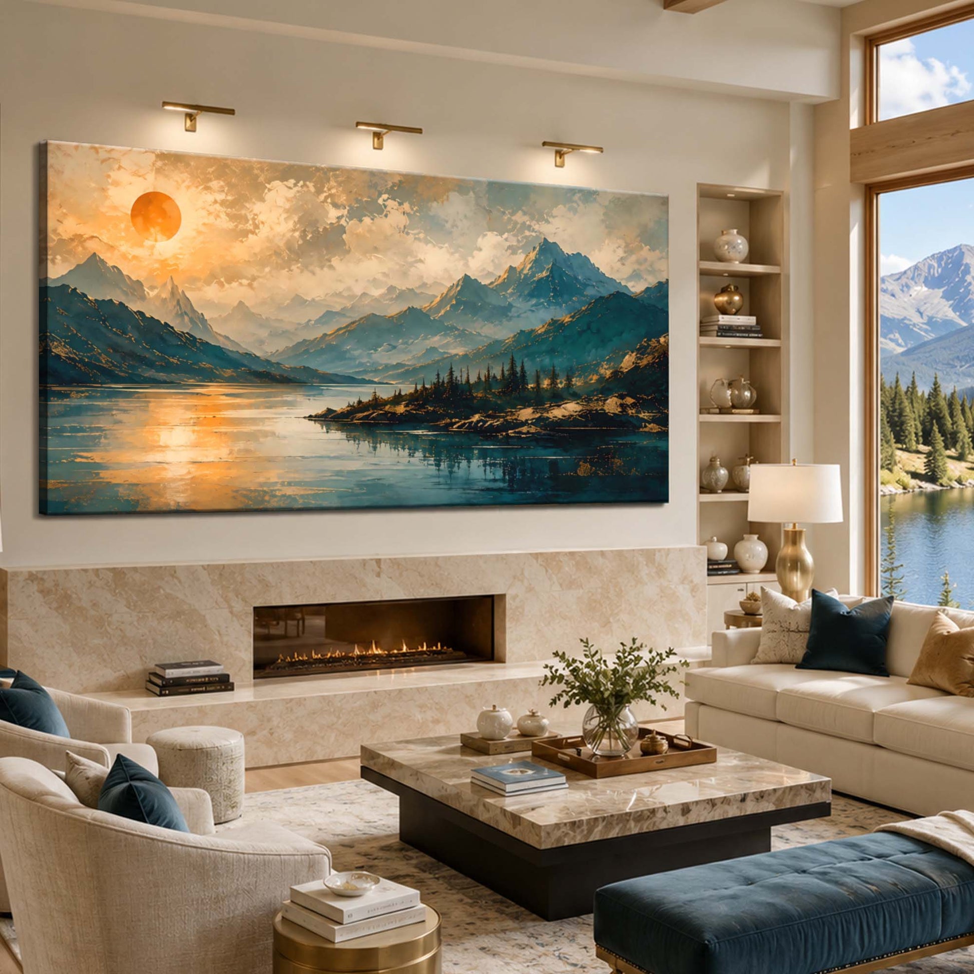 Golden Horizon Mountain