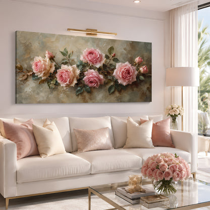 Blush Rose Elegance Wall Art