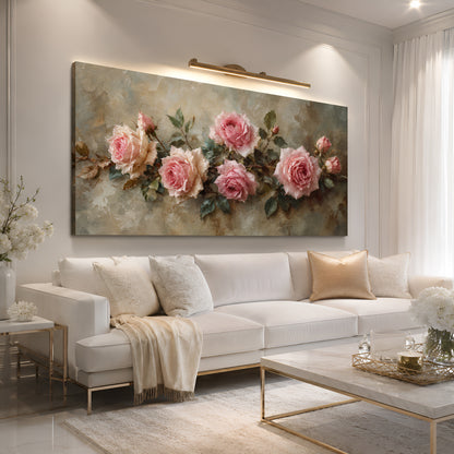 Blush Rose Elegance Wall Art