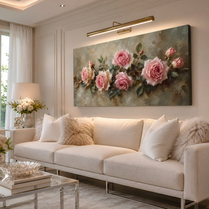Blush Rose Elegance Wall Art