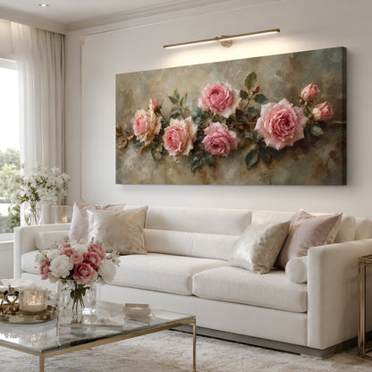 Blush Rose Elegance Wall Art