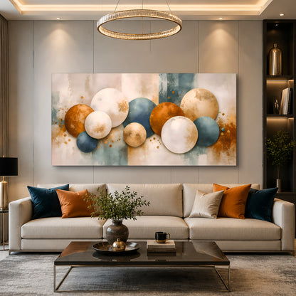 Copper Orbit Symphony Wall Art