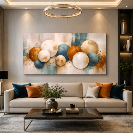 Copper Orbit Symphony Wall Art