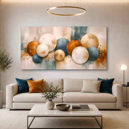Copper Orbit Symphony Wall Art