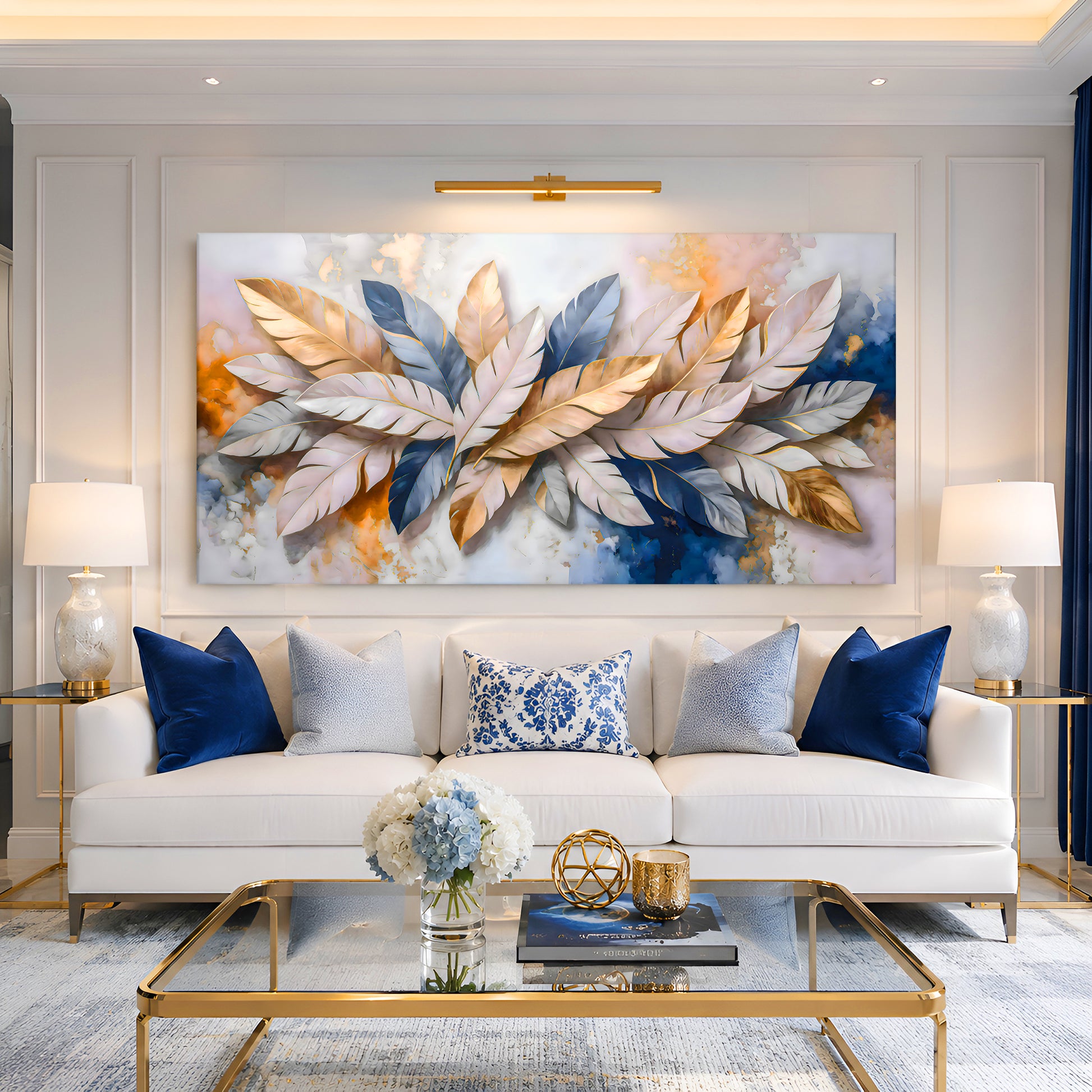 Majestic Feather Harmony Wall Art