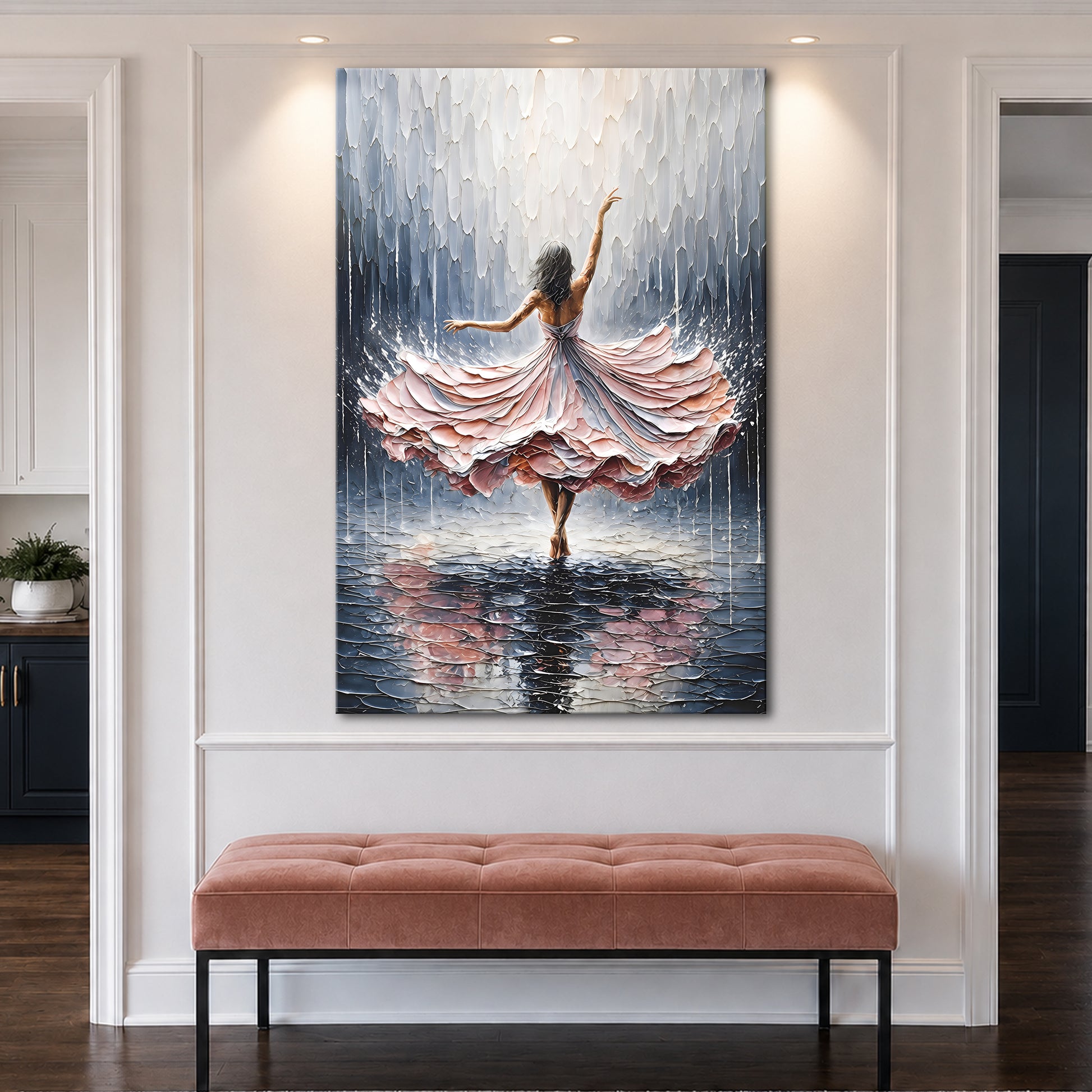 Blush Rain Dancer Wall Art