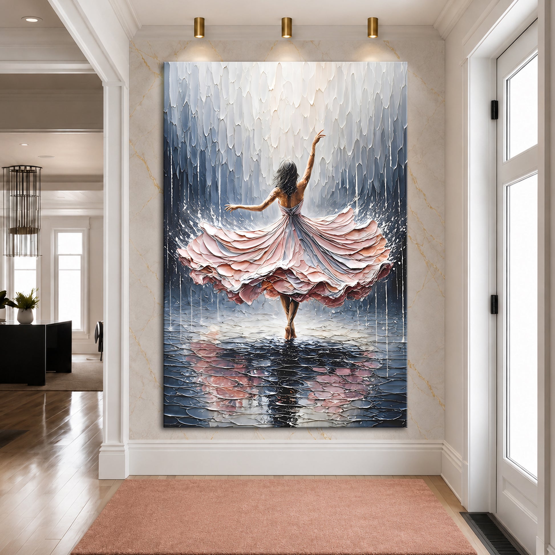 Blush Rain Dancer Wall Art