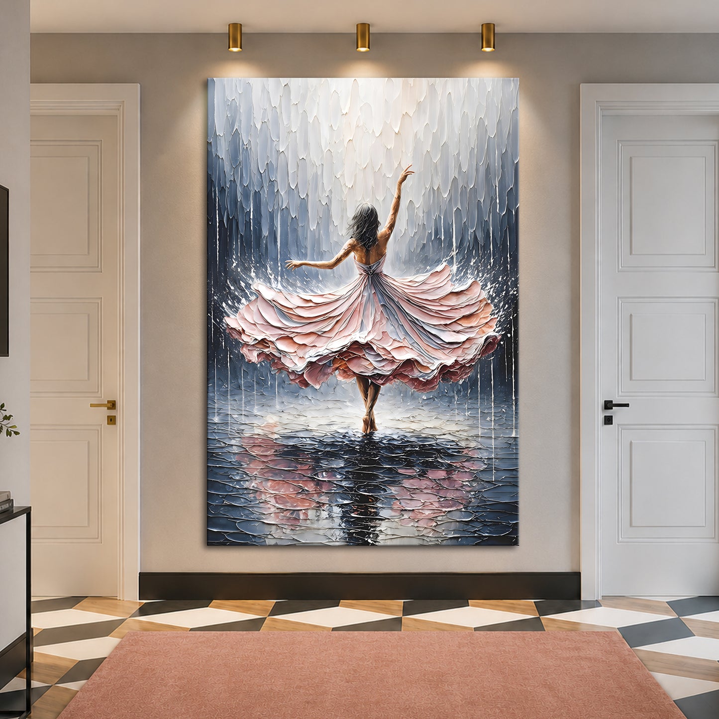 Blush Rain Dancer Wall Art