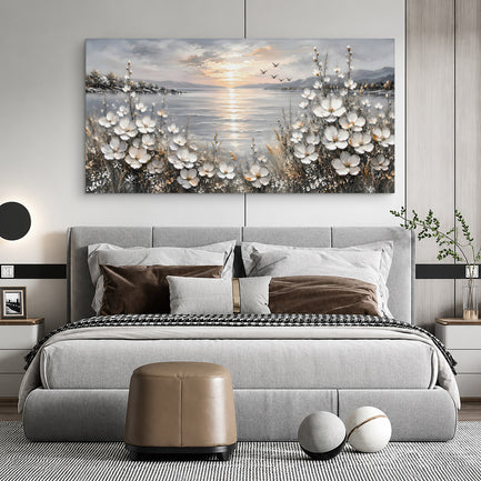 Serene Coastal Wildflowers