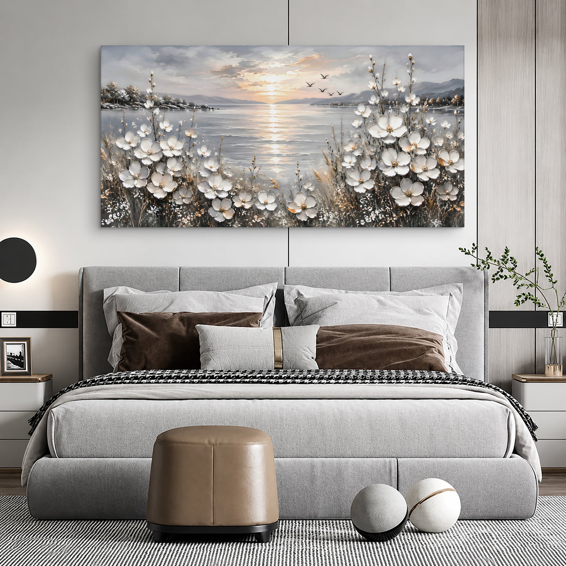 Serene Coastal Wildflowers