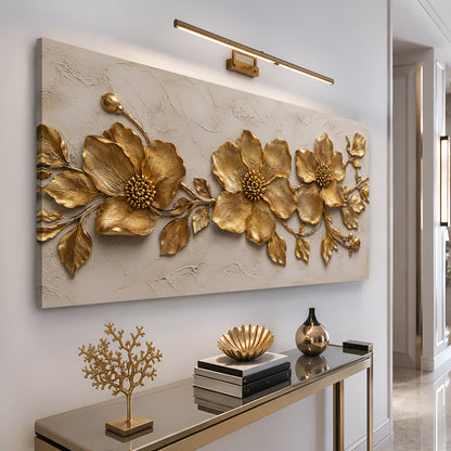 Golden Flower Plaster Art II