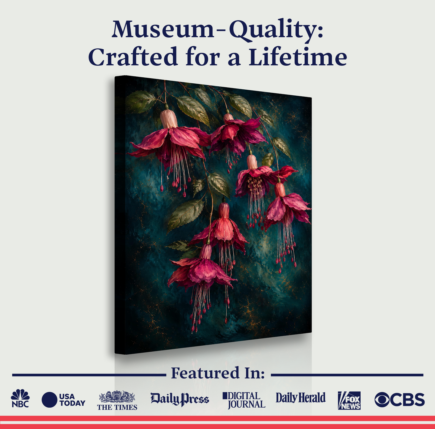 Radiant Fuchsia Garden