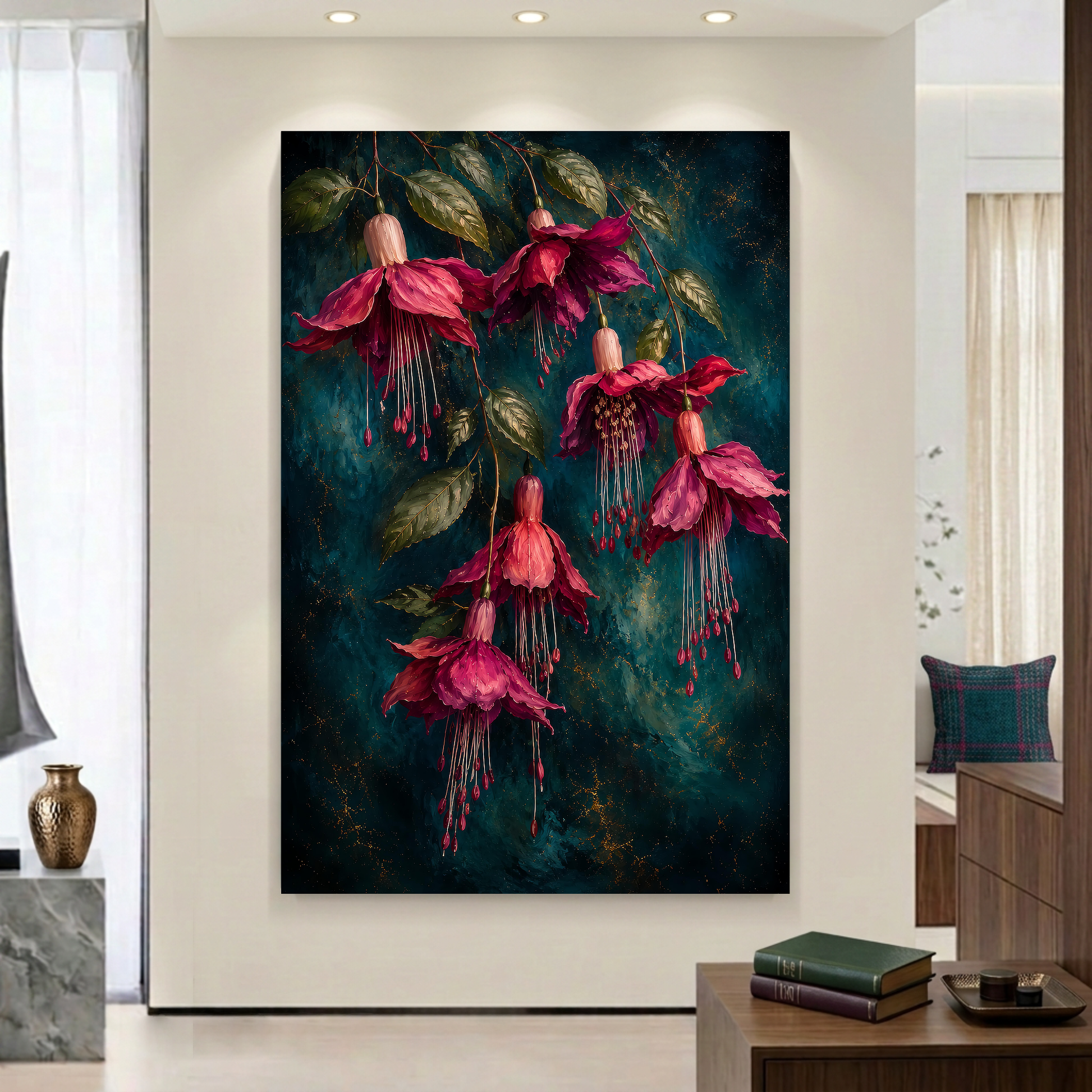Radiant Fuchsia Garden