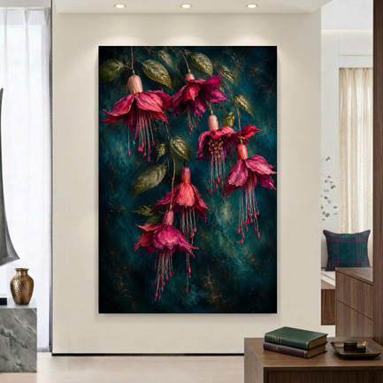 Radiant Fuchsia Garden