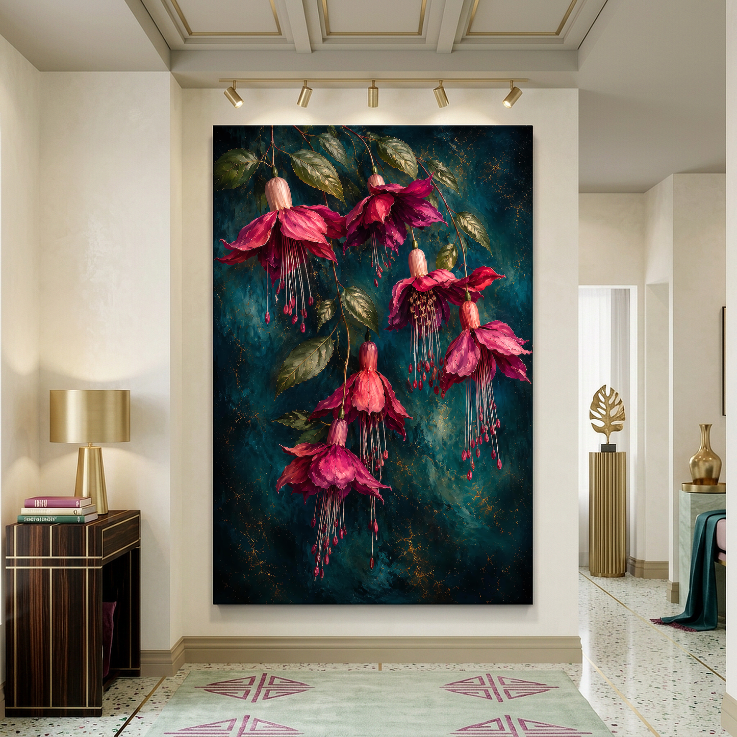 Radiant Fuchsia Garden