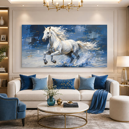 Majestic White Stallion