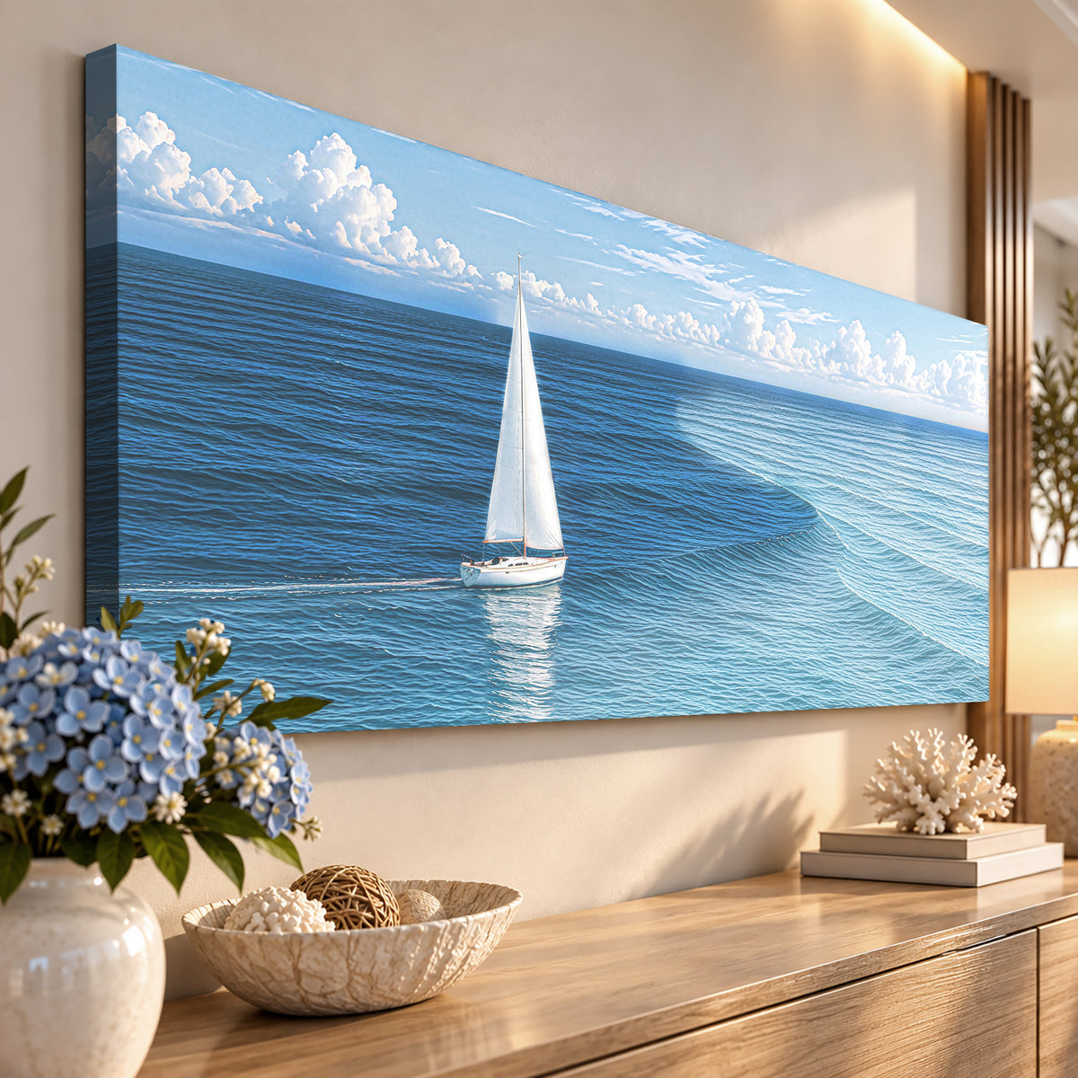 White Sailboat