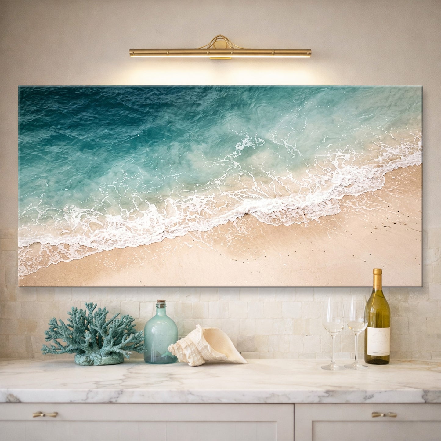Abstract Ocean Shore