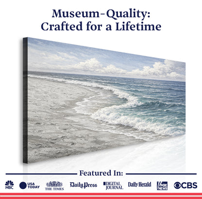 Abstract Beach Shore Wall Art XI