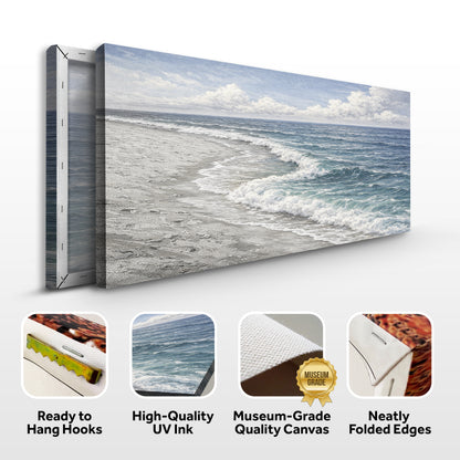 Abstract Beach Shore Wall Art XI