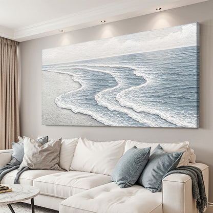 Abstract Beach Shore Wall Art VIII