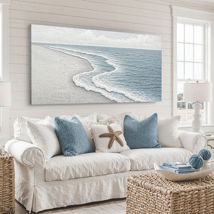 Abstract Beach Shore Wall Art V