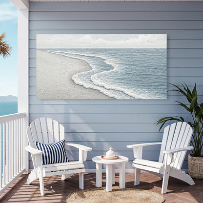 Abstract Beach Shore Wall Art V