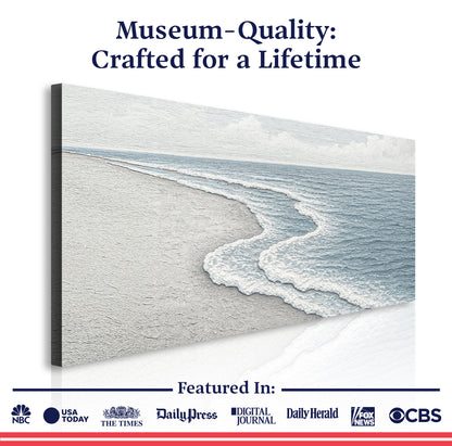 Abstract Beach Shore Wall Art V