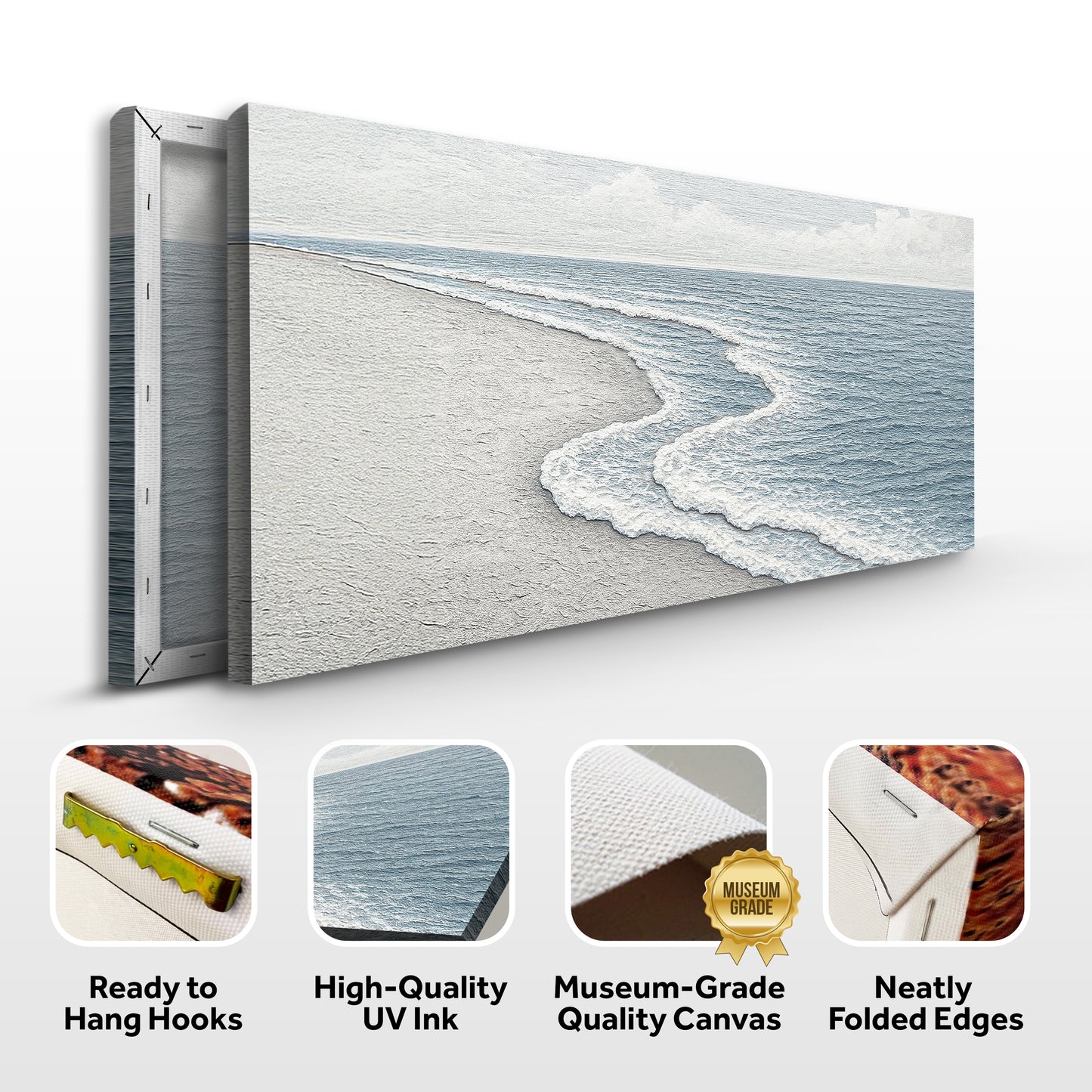 Abstract Beach Shore Wall Art V